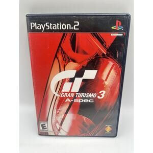 Gran Turismo 3 A-spec (Sony PlayStation 2, 2002) CIB Complete w/Manual Tested